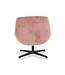 By-Boo Fauteuil Derby Old Pink – By-Boo – Draaibaar 360° – 72x75x80 cm – Comfort & stijl