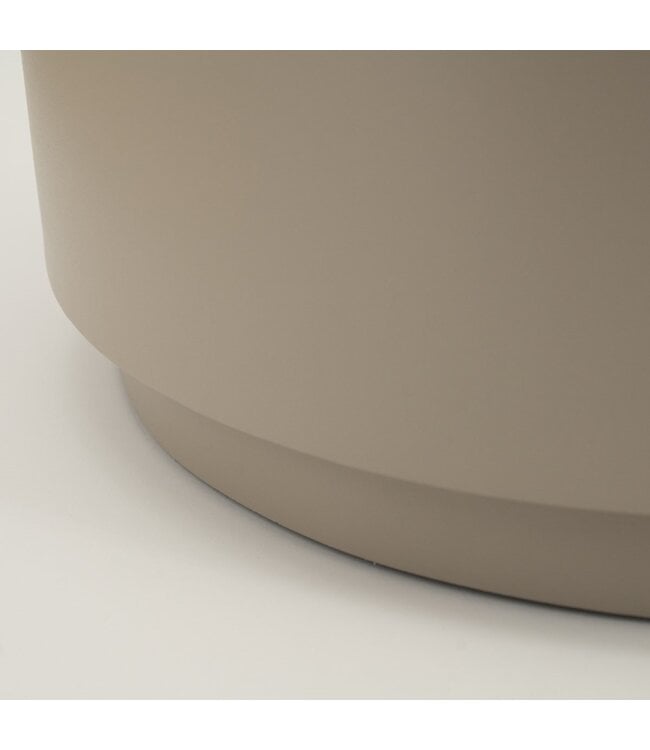 By-Boo Salontafel Mesita Taupe – By-Boo – Gecoat ijzer – 60x60x35 cm – Modern en minimalistisch