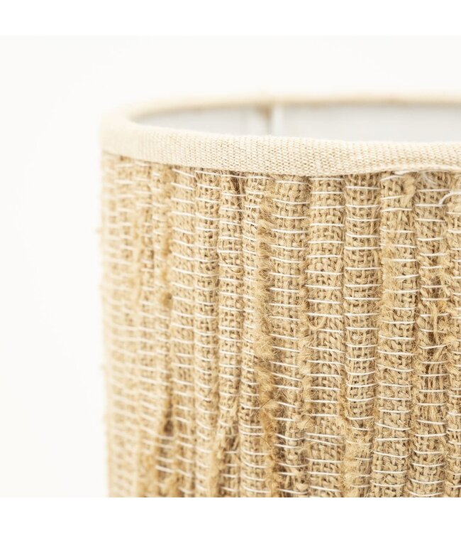 By-Boo Tafellamp Gadja Small – By-Boo – Hout & jute – 54,5 cm hoog – Natuurlijke sfeerlamp