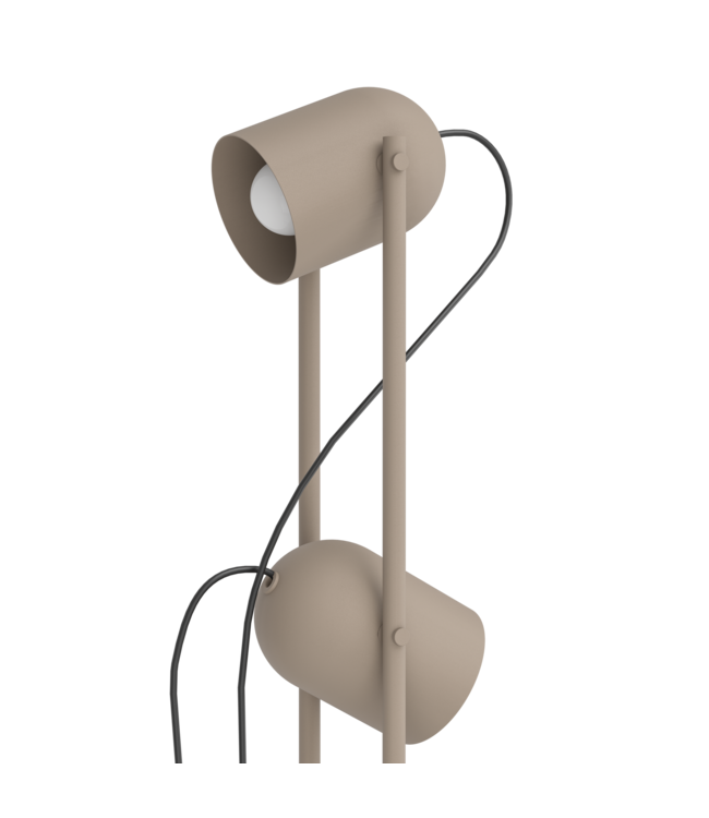 Eglo Vloerlamp Tilston Zand – Eglo – 2 verstelbare spots – 142,5 cm – E14 fitting