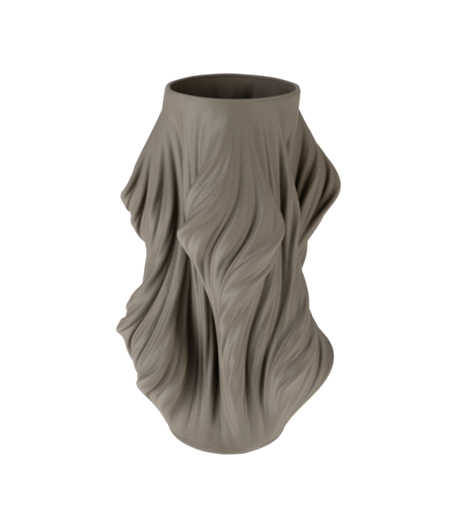 Eglo Living Vaas Hongmao – EGLO – Keramiek bruin – 41 cm hoog – Decoratieve vloer- of tafelvaas