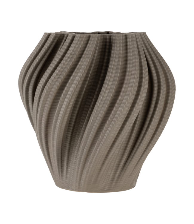 Eglo Living VVaas Hongmao – EGLO – Keramiek bruin – 20 cm hoog – Decoratieve tafelvaas