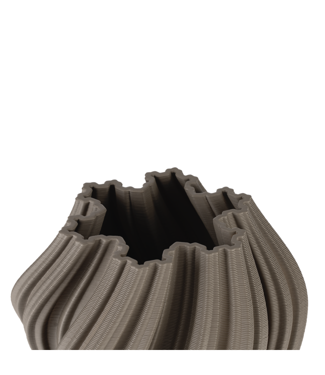 Eglo Living VVaas Hongmao – EGLO – Keramiek bruin – 20 cm hoog – Decoratieve tafelvaas