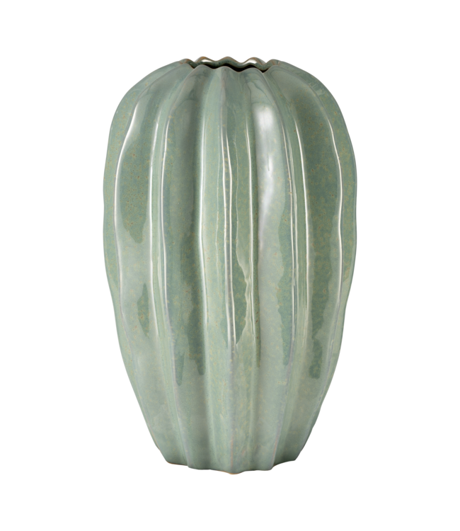Eglo Living Vaas Egele Groen Keramiek 30,5 cm hoog Decoratieve vaas met glazuur