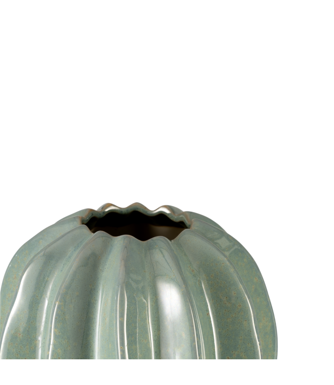 Eglo Living Vaas Egele Groen – EGLO – Keramiek – 38,5 cm hoog – Stijlvolle decoratieve vaas