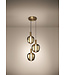 Eglo Hanglamp Fruitera – EGLO – 3-lichts – Geelkoper staal & goudkleurig glas – Ø45 cm