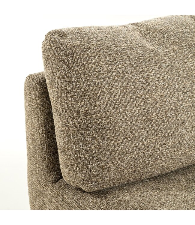 Eleonora Fauteuil Lucia – Draaibaar – Bruin Donna stof – Eleonora – 81x94x82 cm