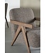 Eleonora Fauteuil Francis – Taupe Flou stof – Eleonora – Essenhout – 68x82x80 cm