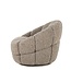 Eleonora Fauteuil Tina – Taupe Flou stof – Eleonora – Comfortfauteuil 95x93x76 cm