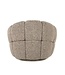 Eleonora Fauteuil Tina – Taupe Flou stof – Eleonora – Comfortfauteuil 95x93x76 cm