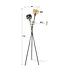 Rispens Vloerlamp Multi Globe 3L – Artic zwart – Met glas in chroom, amber en transparant – 174 cm
