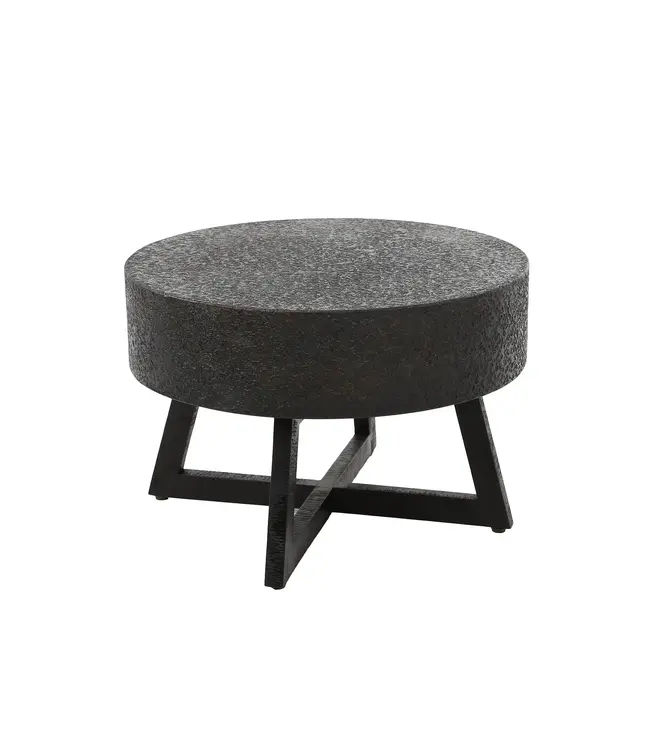 Rispens Bulky Ferro Low – Ø60 cm – Ferro Metallic – Liquid Metal Design