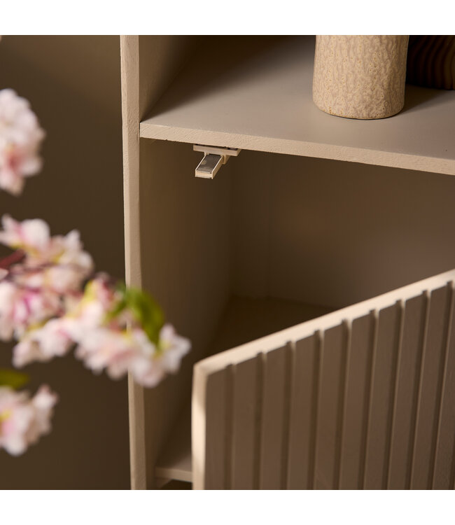 Starfurn Boekenkast Madison -licht gezandstraald mangohout afgewerkt met een sand finish