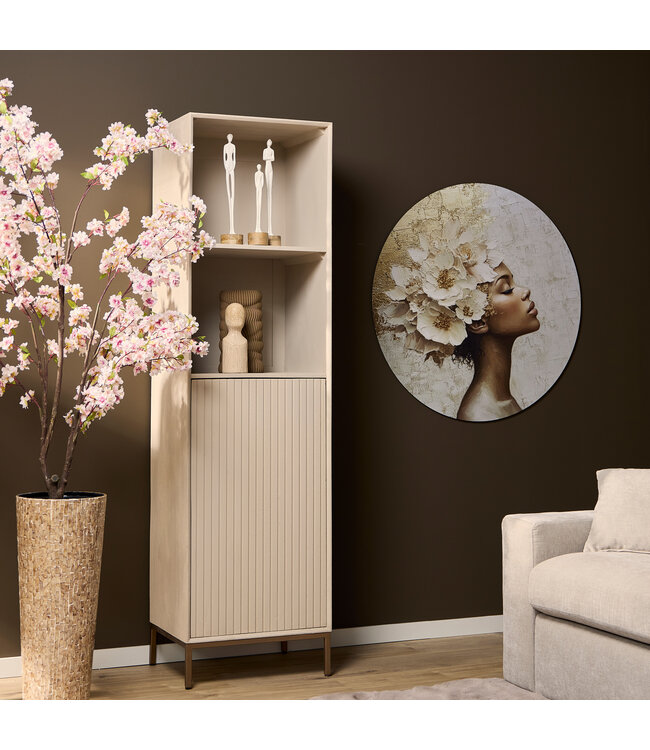 Starfurn Boekenkast Madison -licht gezandstraald mangohout afgewerkt met een sand finish