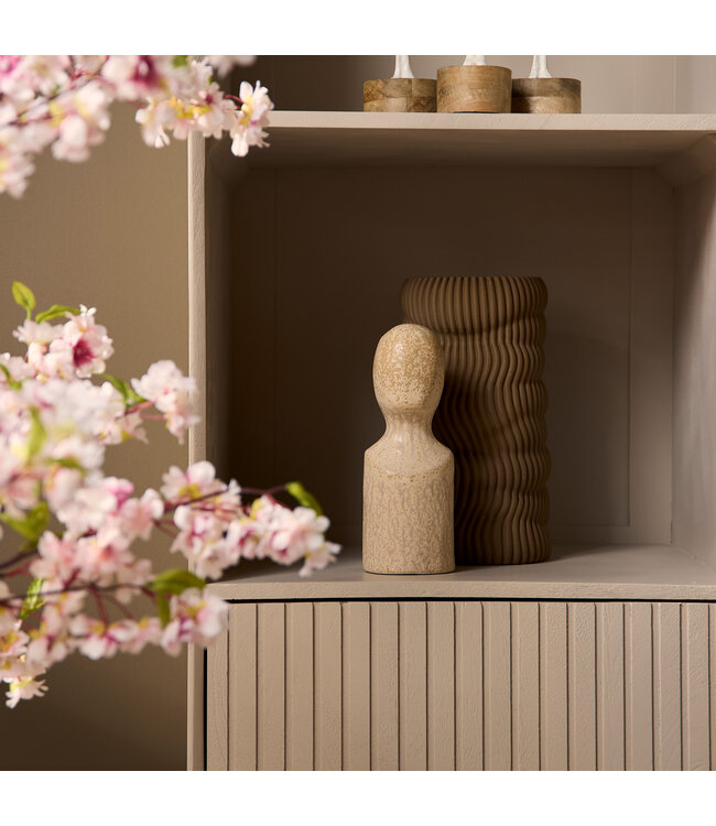 Starfurn Boekenkast Madison -licht gezandstraald mangohout afgewerkt met een sand finish