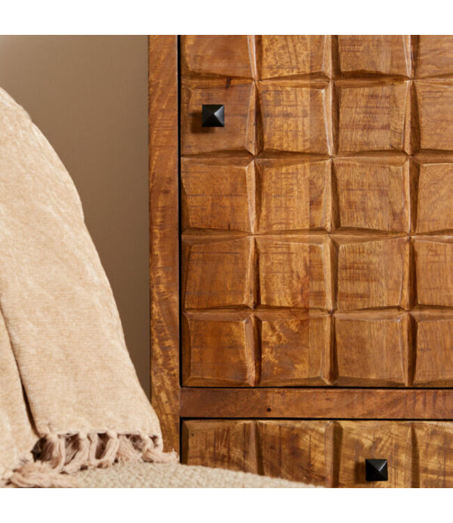 Starfurn Kabinet kastje Brandy – 60 cm breed – Mangohout met lade en deur