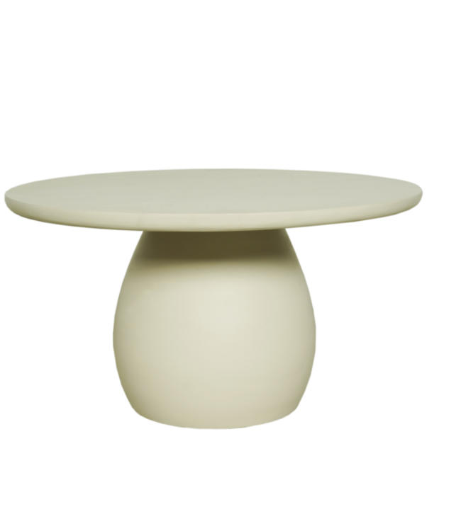 Starfurn Salontafel Mosi – Rond Ø70 cm – Mangohout – Zandkleurige finish – FSC® gecertificeerd