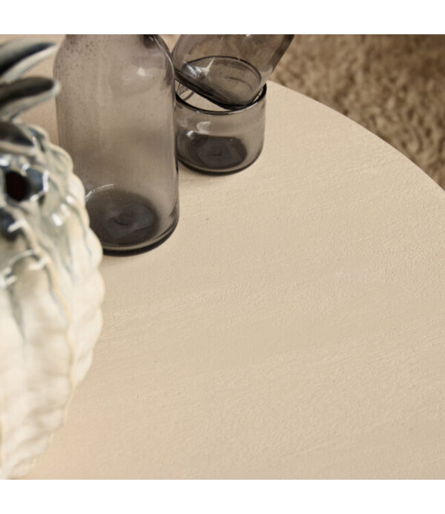 Starfurn Salontafel Mabel – Vierkant 90x90 cm – Mangohout – Zandkleur – FSC® gecertificeerd