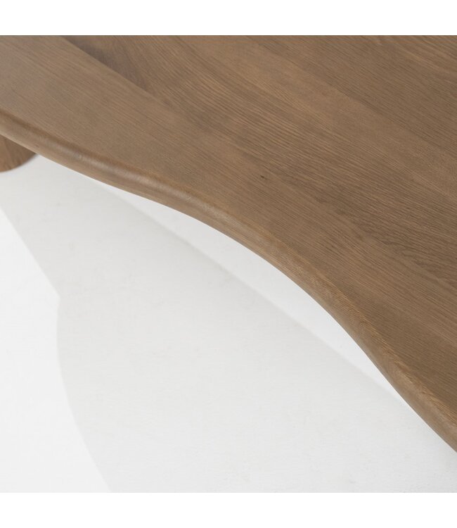 Eleonora Eleonora Salontafel Josh – Bruin – 140x60 cm – Eikenhout