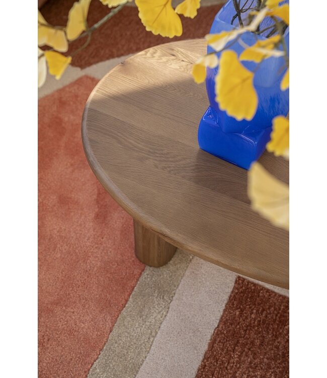 Eleonora Eleonora Salontafel Josh – Bruin – 140x60 cm – Eikenhout