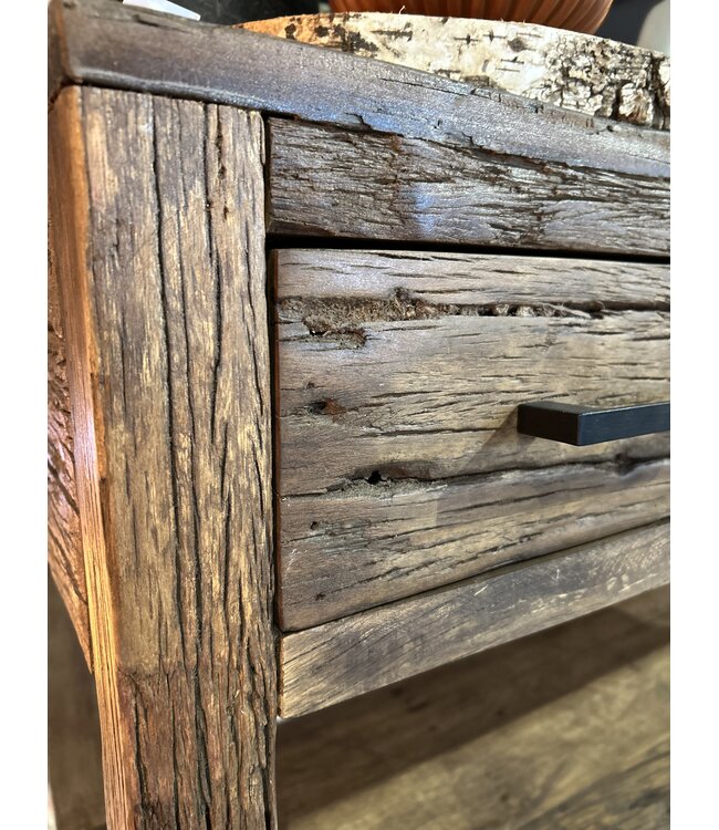 Rispens Dressoir Brent – 110x85x40 cm – Massief Reclaimed Wood – Industrieel