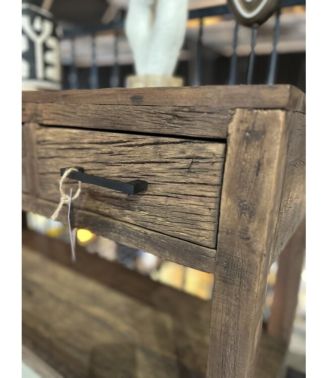 Rispens Dressoir Brent – 110x85x40 cm – Massief Reclaimed Wood – Industrieel