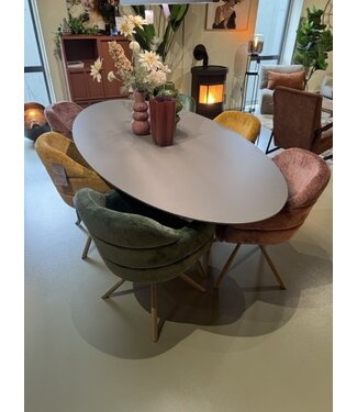 Rispens Eethoek 240x120 met 6 stoelen