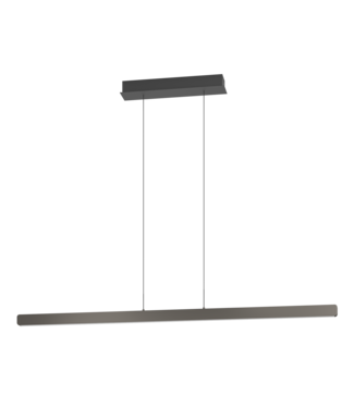Eglo Ciggiano hanglamp LED aluminium, staal zwart / Kunststof wit H: 1500 mm