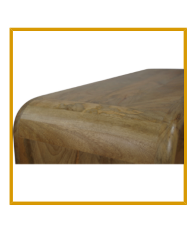 Rispens Vakkenkast Cortez Laag – 100x35x80 cm – Naturel – Industrieel Design