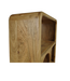 Rispens Vakkenkast Cortez Recht – 86x35x180 cm – Naturel – Massief Hout