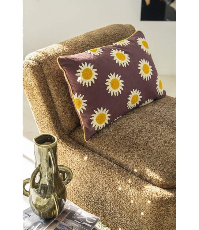 By-Boo By-Boo Sunflare kussen 40x60 cm polyester met katoenen achterkant