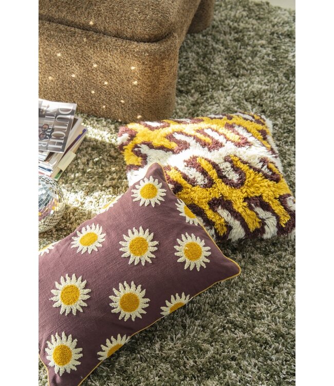 By-Boo By-Boo Sunflare kussen 40x60 cm polyester met katoenen achterkant