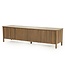 Eleonora Eleonora Jake tv meubel 4 deurs bruin 183x47x50 cm eikenhout