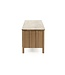 Eleonora Eleonora Jake tv meubel 4 deurs bruin 183x47x50 cm eikenhout