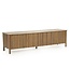 Eleonora Eleonora Jake tv meubel 4 deurs bruin 183x47x50 cm eikenhout