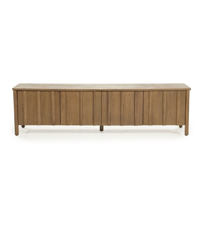 Eleonora Eleonora Jake tv meubel 4 deurs bruin 183x47x50 cm eikenhout