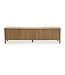 Eleonora Eleonora Jake tv meubel 4 deurs bruin 183x47x50 cm eikenhout