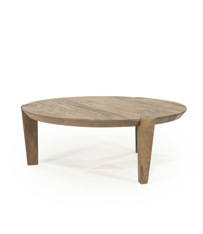 Eleonora Salontafel Davina Large – 80x80 cm – Mangohout – Eleonora