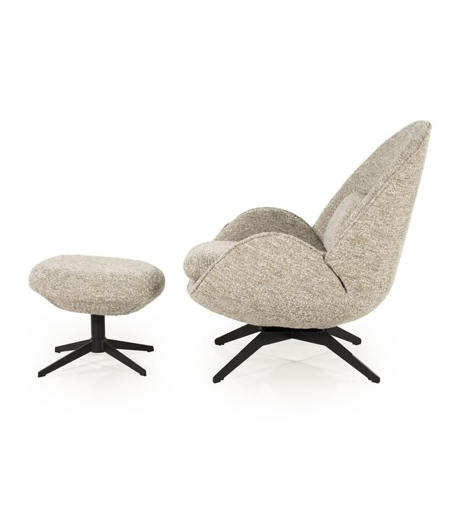 Eleonora Fauteuil Ryan - taupe Zora - 76x87x86.2