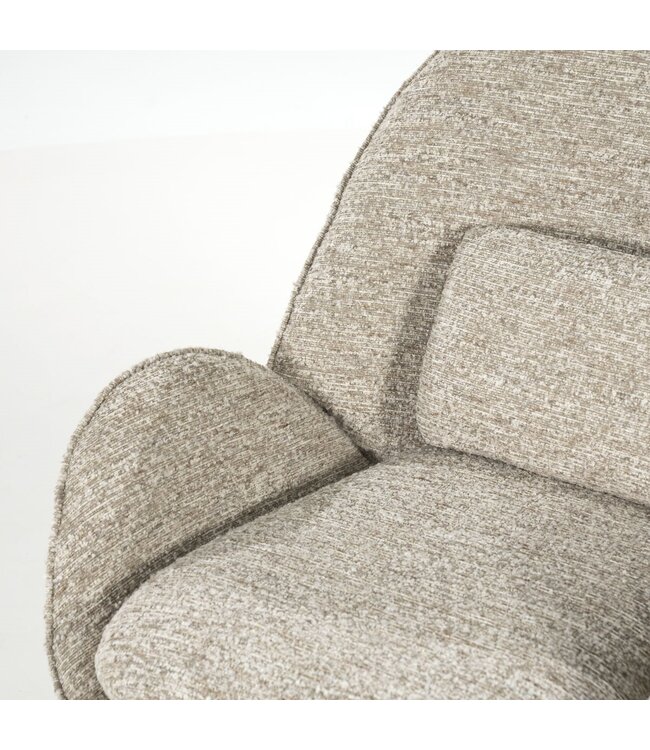 Eleonora Fauteuil Ryan - taupe Zora - 76x87x86.2