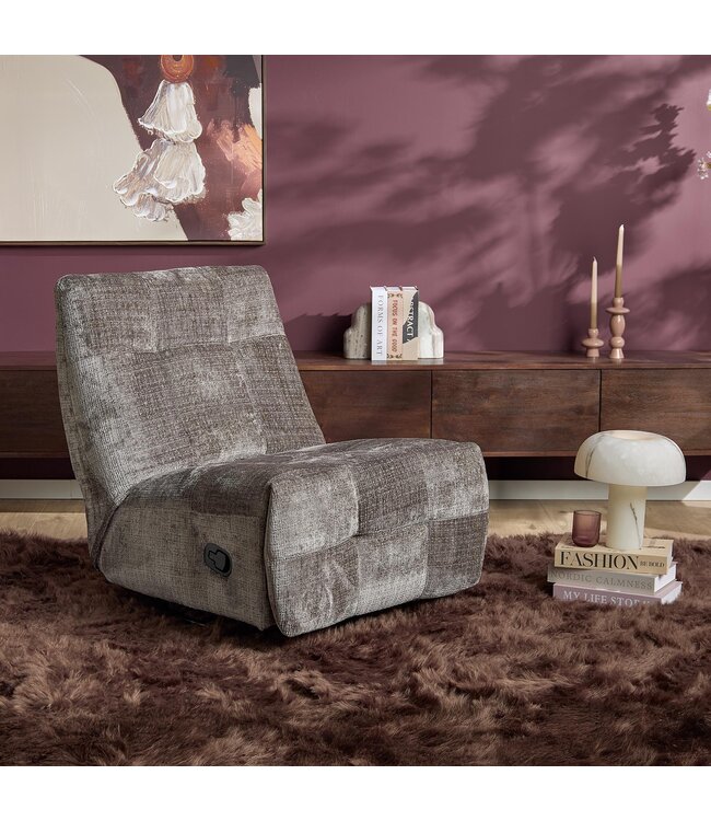 Starfurn Relaxfauteuil Chill – Grijs – Draaibaar – Starfurn STF-9994