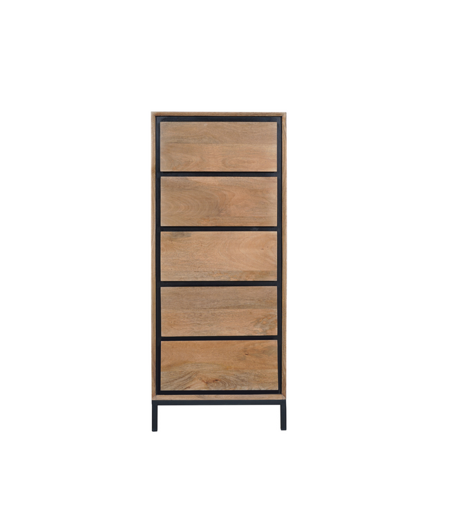 Starfurn Ladekast RichWood – 50 cm – Naturel Mangohout – Starfurn STF-3511