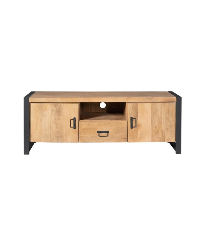 Starfurn TV Meubel Britt – 150 cm – Naturel Mangohout – Deuren en Lade – Starfurn STF-4622