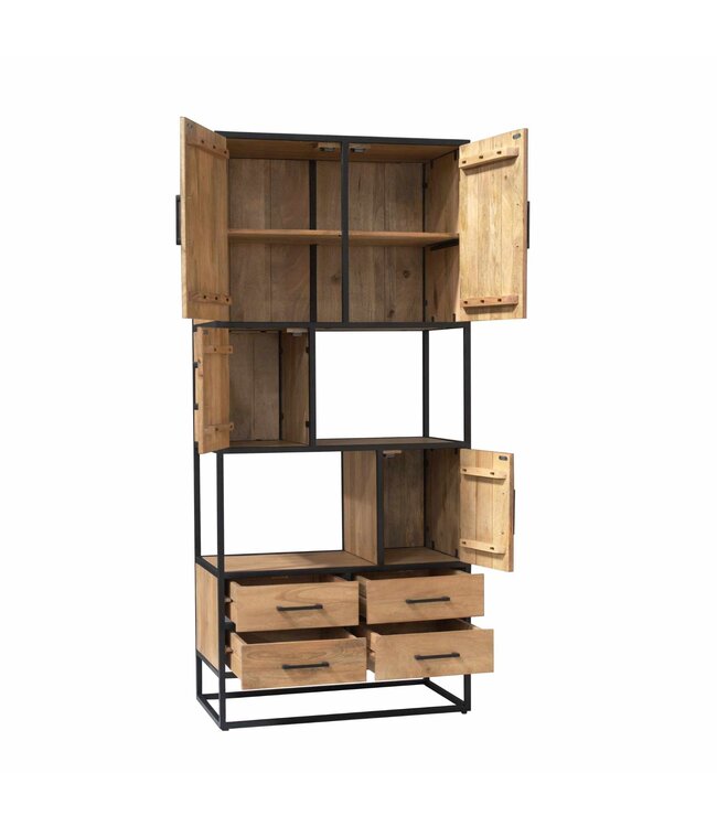 Starfurn Vakkenkast Dakota – 90 cm – Naturel Mangohout – Starfurn STF-3103