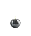 Tenderflame Globus Candle 10 Graphite Ø10,5 cm – tafelvuur glas