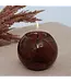 Tenderflame Globus Candle 10 Amber Ø10,5 cm – tafelvuur glas
