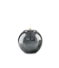Tenderflame Globus Candle 15 Graphite Ø15 cm – glazen tafelvuur