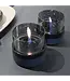 Tenderflame Rosie 14 Black Smoke sfeerlamp Ø15,4 cm – keramiek & glas