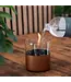 Tenderflame Lilly 10 Copper + Tenderfuel Ø10 cm – tafelvuur set