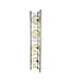 Rispens Soll vloerlamp 4L amber glas 168 cm – bronze metalen frame